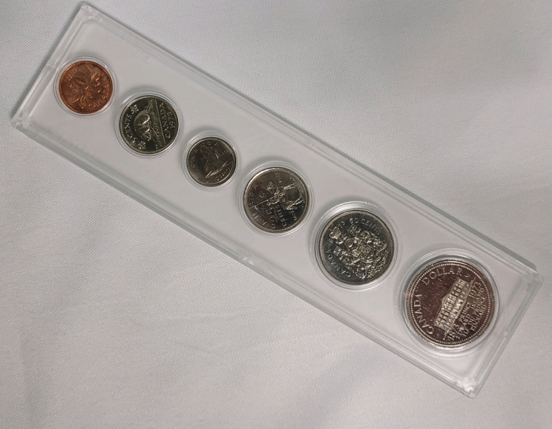 1973 (1873-) Canadian Prince Edward Island Coin Set in Case , Uncirculated