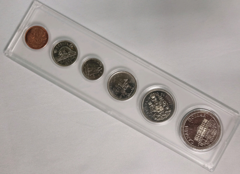 1973 (1873-) Canadian Prince Edward Island Coin Set in Case , Uncirculated