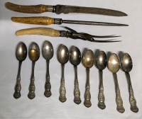 Vintage Cutlery with Collectable Spoons