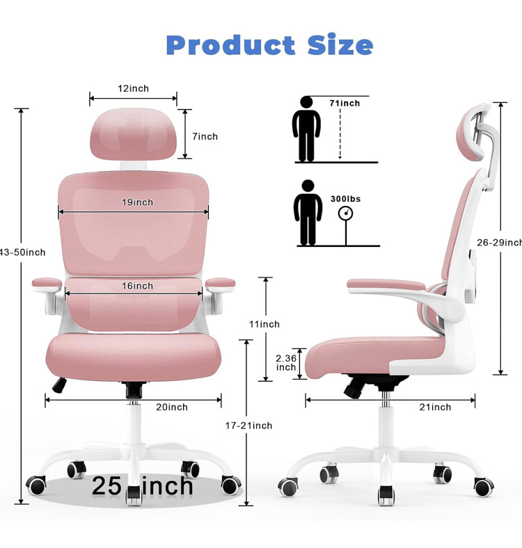 Naspaluro Ergonomic Office Chair