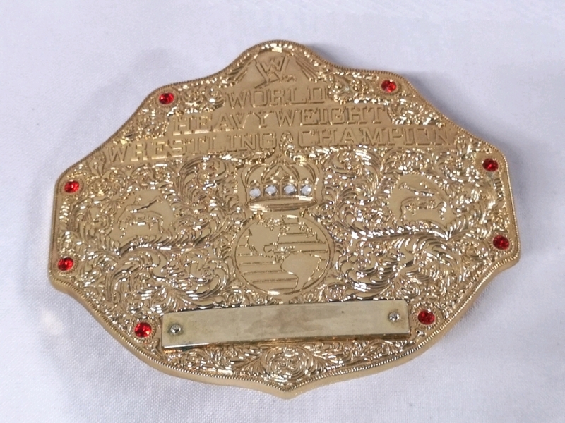 World Heavyweight Wrestling Champion - Metal Belt Buckle