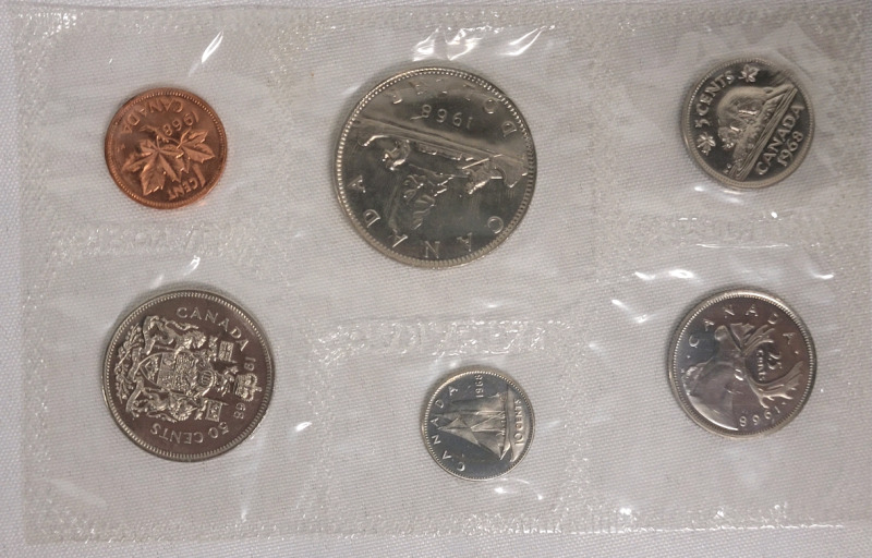 1968 Canadian Uncirculated Coin Set , Sealed