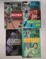 Ian Fleming ' James Bond 007 ' Paperback Book Lot , Four (4) Books