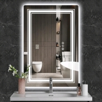 New Boki Huk LED Bathroom Mirror - 24 by 40"