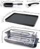 New - Swissmar 8-Person Classic Raclette Party Grill with Aluminum Non-Stick Grill Plate - 3