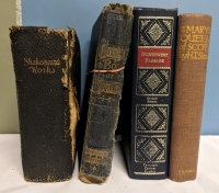 4 Hardcover books Antique to Newer.
