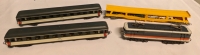4 Model Train Cars.