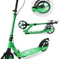 New Tenboom Scooters for Kids Ages 6-12, 2 LED Light Up Wheels Easy Folding Boys Girls Scooter with 3 Adjustable Handlebar and Rear Brake