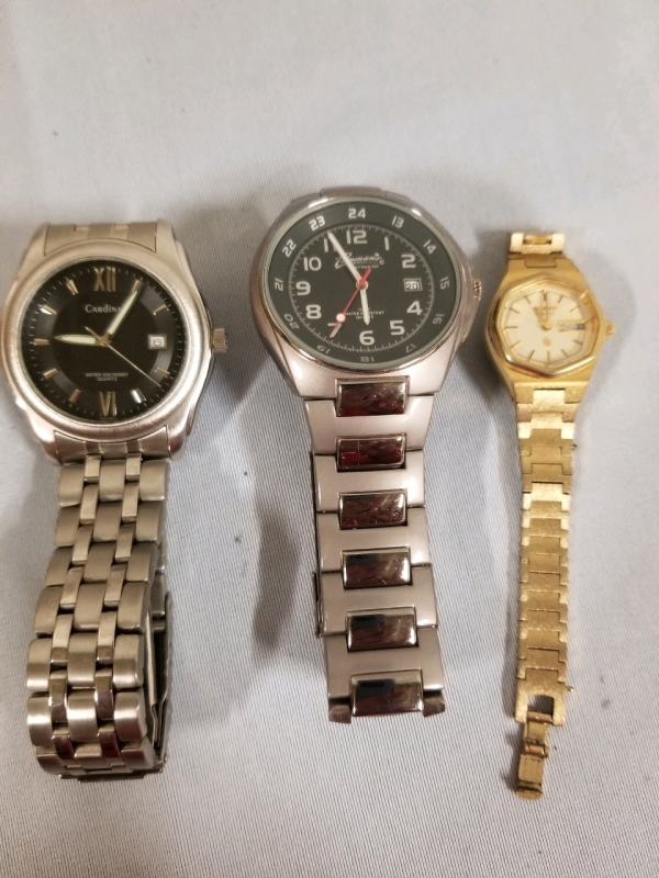 Lot of 3 used watches
