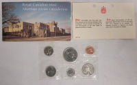 1975 Canadian Uncirculated Coin Set , Sealed