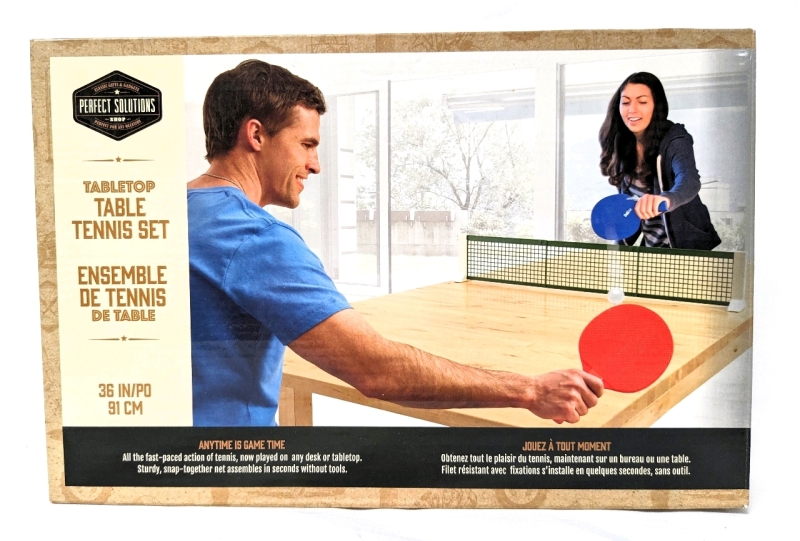 New Perfect Solutions TABLETOP TABLE TENNIS Set 36"