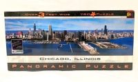 New Buffalo Games CHICAGO, ILLINOIS Panoramic Puzzle 750 Pieces (Over 3ft Wide!)