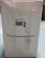 Queen Size 3" Memory Foam Mattress Topper .