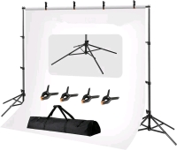 Trrose Backdrop Stand - 6.5' x 6.5' - Adjustable