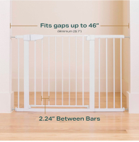 Cumbor 29.7-46" Baby Gate for Stairs
