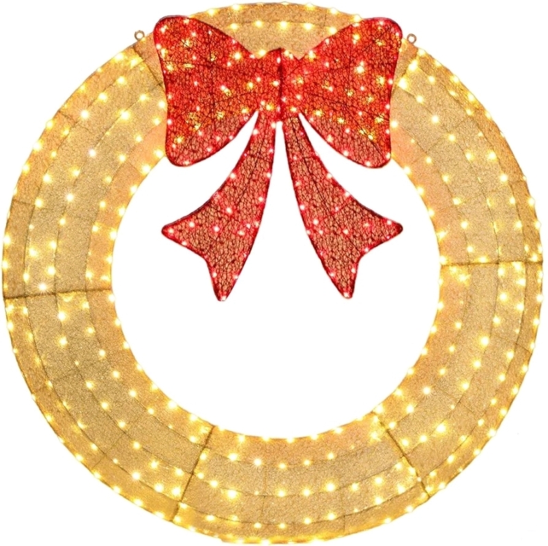Vingli 5ft Christmas Wreath with Bow