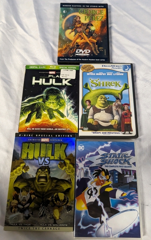 5 Blu-Ray/DVD Movies/Series/Documentarys