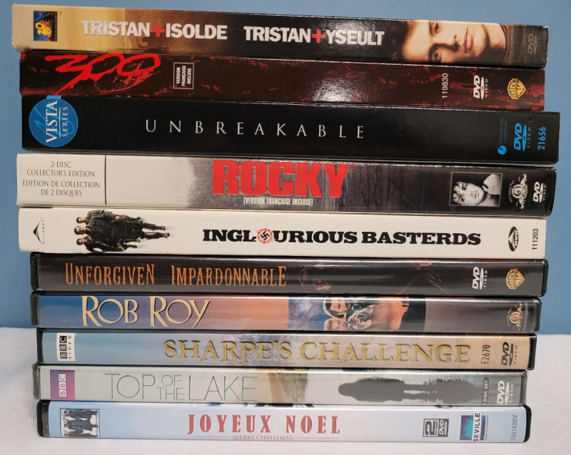 DVD Movie Lot . Ten (10) Movies
