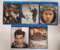Blu-Ray Movie Lot . Five (5) Movies