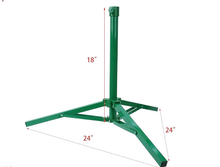 gaildon Christmas Tree Stand, Heavy Duty Xmas Tree Stand Metal Base for Artificial Trees 2-5 FT, Fit to 1 Inch