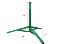 gaildon Christmas Tree Stand, Heavy Duty Xmas Tree Stand Metal Base for Artificial Trees 2-5 FT, Fit to 1 Inch