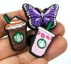 30 New CROCS Charms : Cute, Travel, Evil Eyes & Starbucks Cups - 2