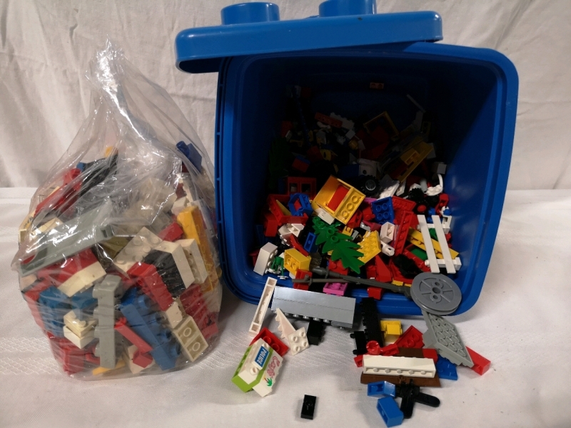 LEGO Storage Bin Filled With LEGO