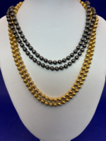 Two Vintage Signed Amway Beaded Necklaces