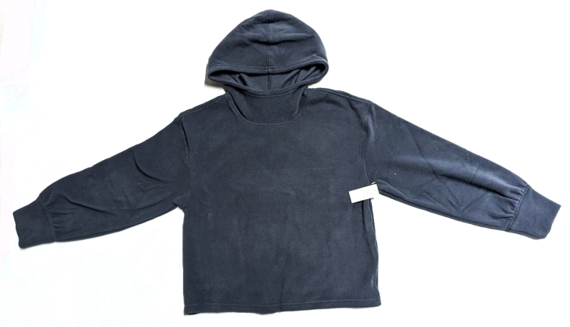 New OLD NAVY Kids/Teens Fleece Hooded Long-Sleeve Pullover Shirt (Size Large 10/12)