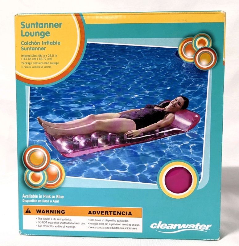 New ClearWater Suntanner Lounge (Pink)