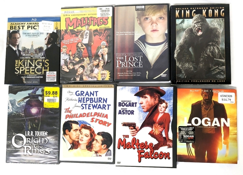 Assorted DVD & Blu-Ray Movies (3 Sealed)