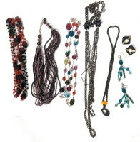 Reds, Purples & Multicolored Necklaces & Earrings