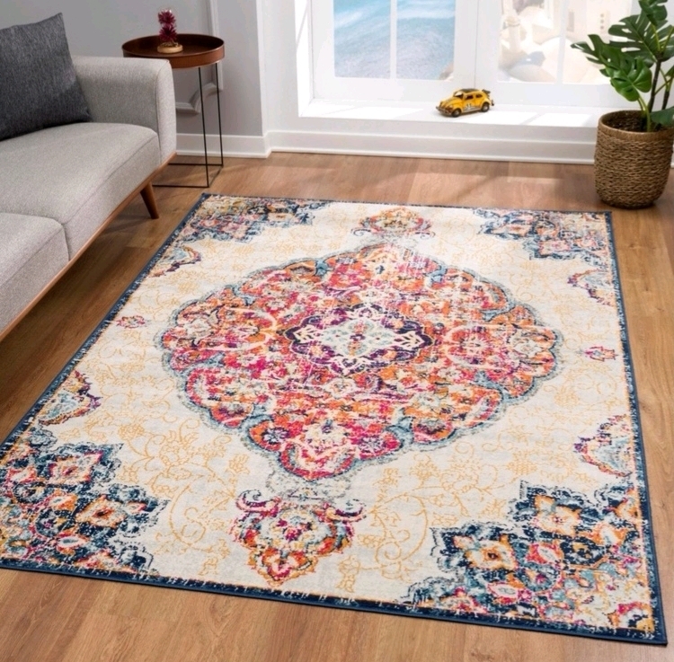 New Area Rug 3'9" X 5'6" by Koshani Splash Collection