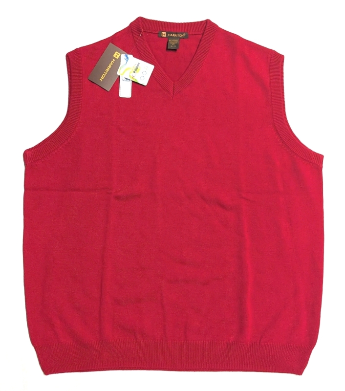 New HARRINGTON Knitted Sweater-Vest (Mens Size XL)
