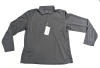 2 New Ladies 3XL Long-Sleeved Shirt : Hooded Moisture Wicking White & 1/4 Button Collared (Charcoal) - 2