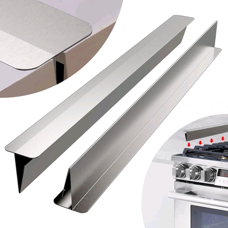 New IIIOIIIA Stainless 20" Stove/Counter Gap Covers (2 Pack)