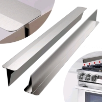 New IIIOIIIA Stainless 20" Stove/Counter Gap Covers (2 Pack)