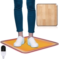New VIHOSE PVC 110V Heated Floor Mat 20" x 22" with 1H, 6H or 12Hour Auto Shut-Off Timer