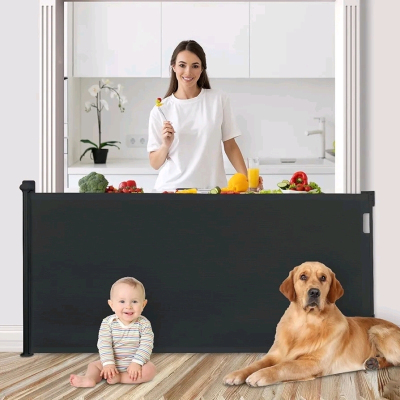 NEW EAIMI Retractable Baby Gate for Stairs No Drilling