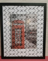 NEW 18 X 22 X .50 Black Picture Frame