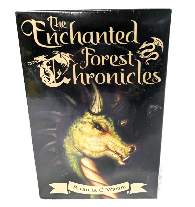 New THE ENCHANTED FIREST CHRONICLES by Patricia C. Wrede 4-Book Box Set