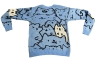New Adorable Knitted Cartoon Cat Sweater (Size Ladies XL) - 2