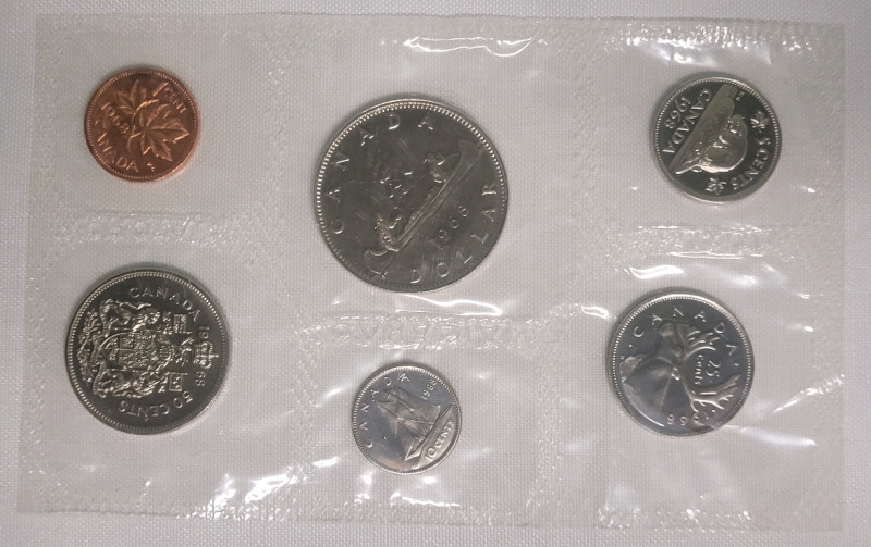 1968 Canadian Uncirculated Coin Set , Sealed