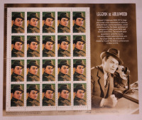 2000 US Postal ' Legends of Hollywood : Edward G Robinson ' Postage Stamp Sheet , 33 Cent Stamps