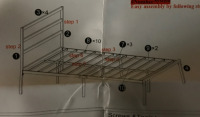 New Queen size Bedframe Metal