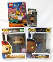 New FUNKO POP! Vinyl Figure, Bobble-Head, Keychain & LEGO City #60333 Bathtub Stunt Bike