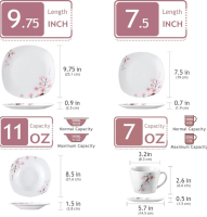 28 VEWEET, Series Annie, Porcelain Dinnerware Set
