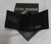 New Steve Madden Black Leather Billfold - 2