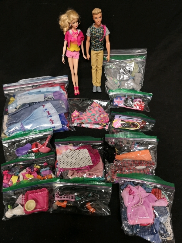 Barbie & Ken Dolls with Clothing & Accessories