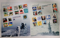 US Postal ' Celebrate the Century 1960s & 1970s ' Postage Stamp Sheets